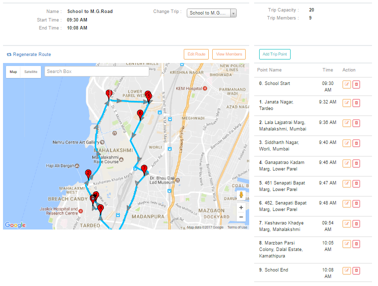 gps based transport management